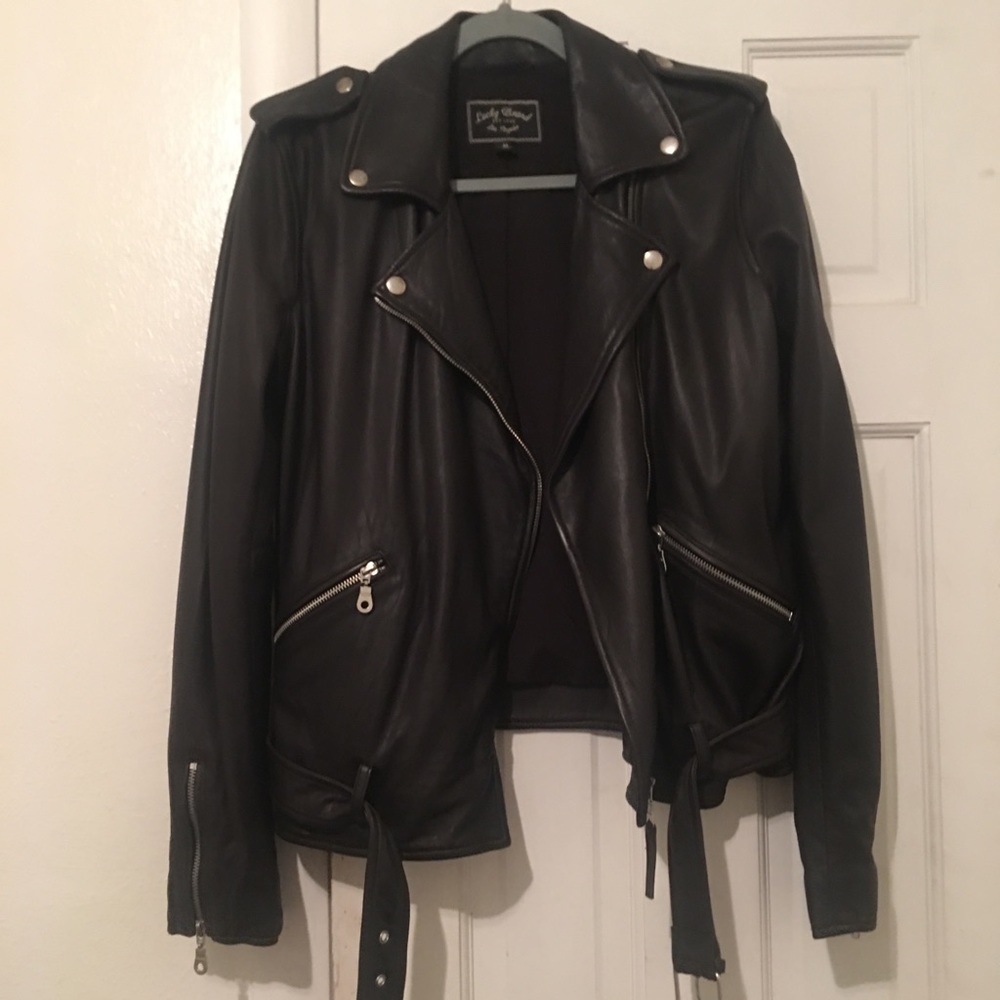 Lucky brand leather jacket